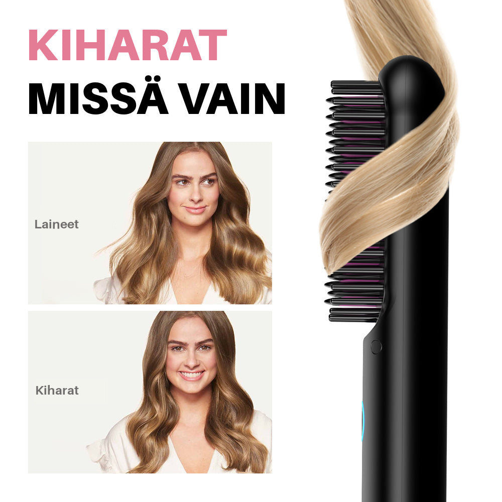Eloura Kannettava harja – suoristus, kihartaminen, kuivaus