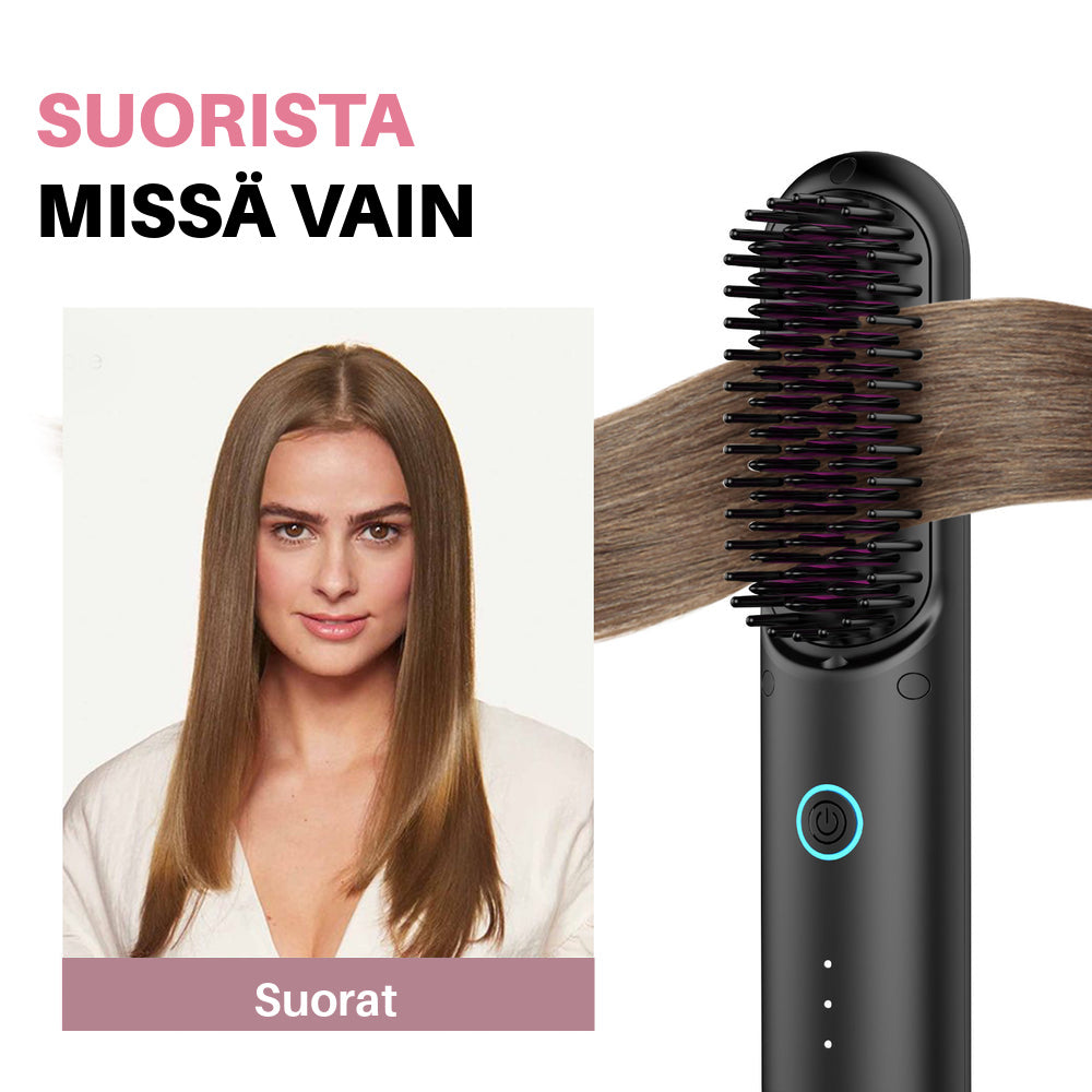 Eloura Kannettava harja – suoristus, kihartaminen, kuivaus