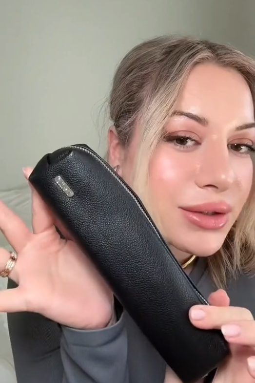 Premium-nahkainen matkakotelo harjalle